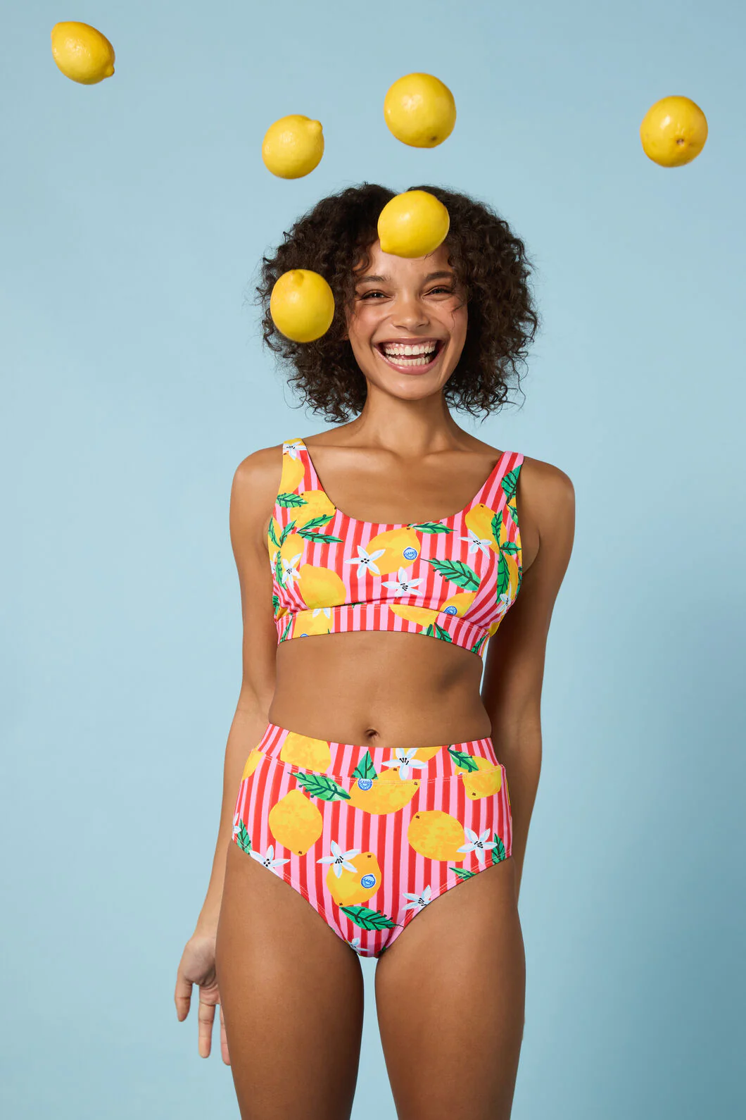 Lemonade Print Bikini Top - Image 3