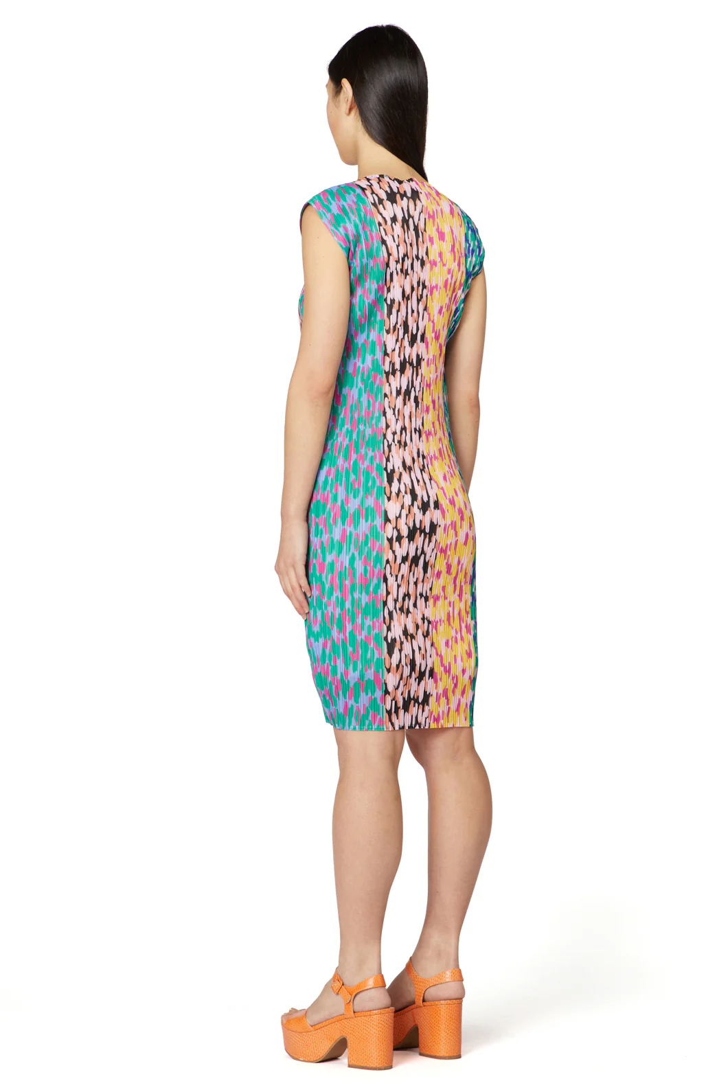 Lemondrop Pleat Dress - Image 10