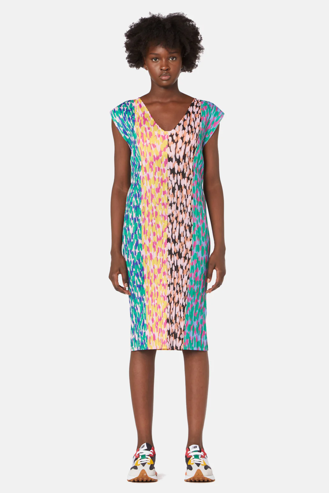 Lemondrop Pleat Dress - Image 2