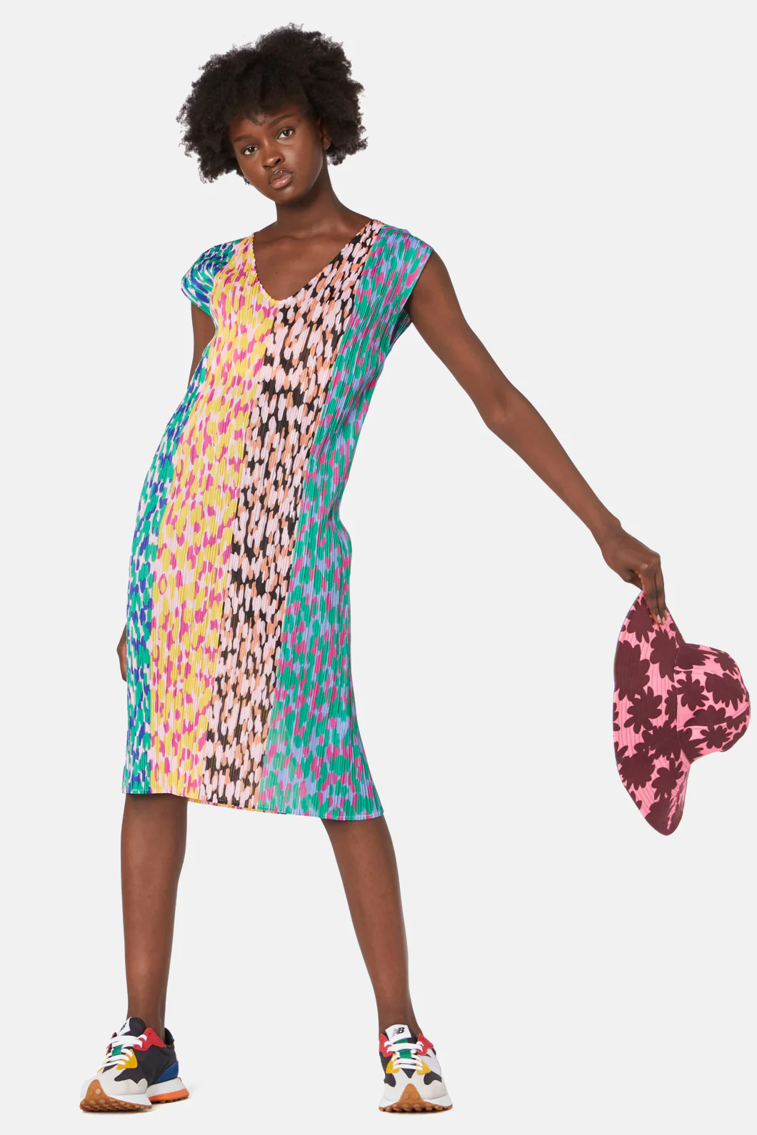 Lemondrop Pleat Dress - Image 6