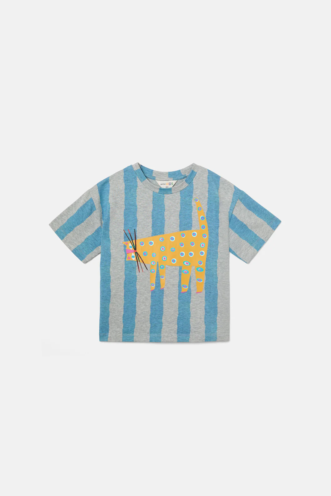 Leopard Stripe Kids Ss Tee - Image 2
