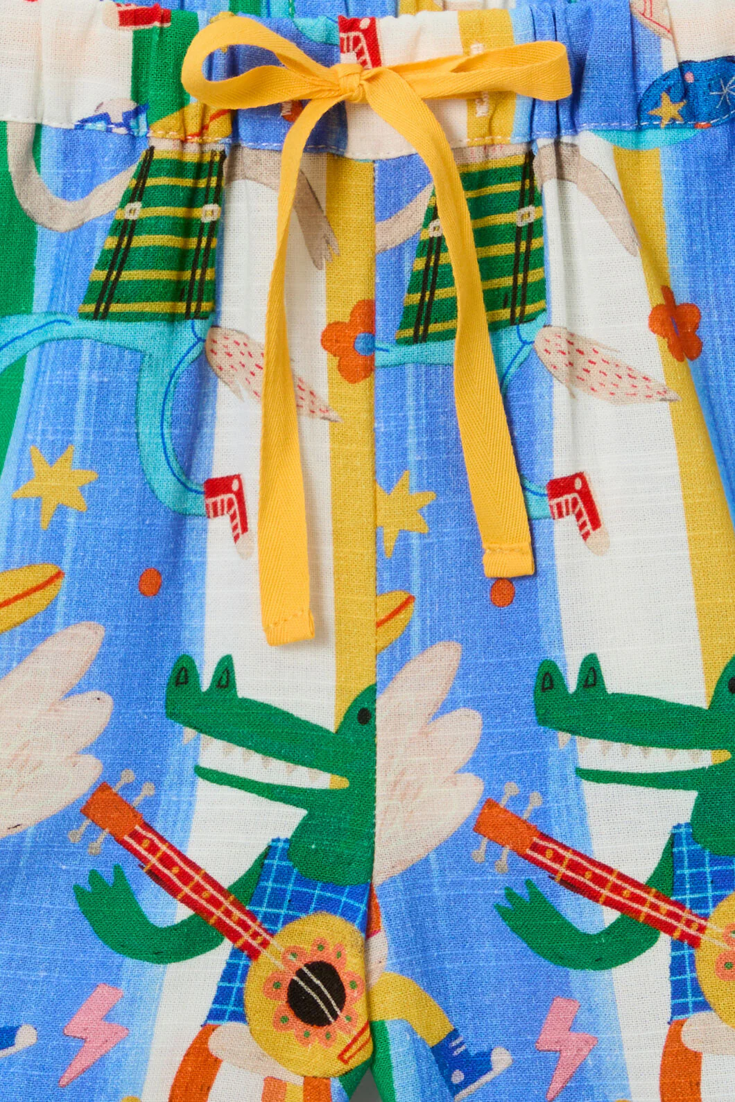 Lets Go Stripe Kids Shorts - Image 3