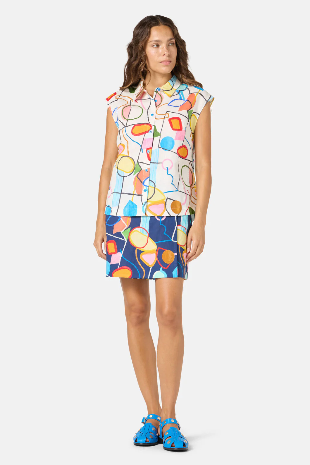 Line And Dandy Print Shirt - Image 2