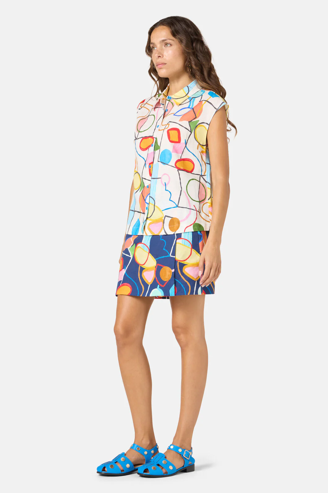 Line And Dandy Print Shirt - Image 3