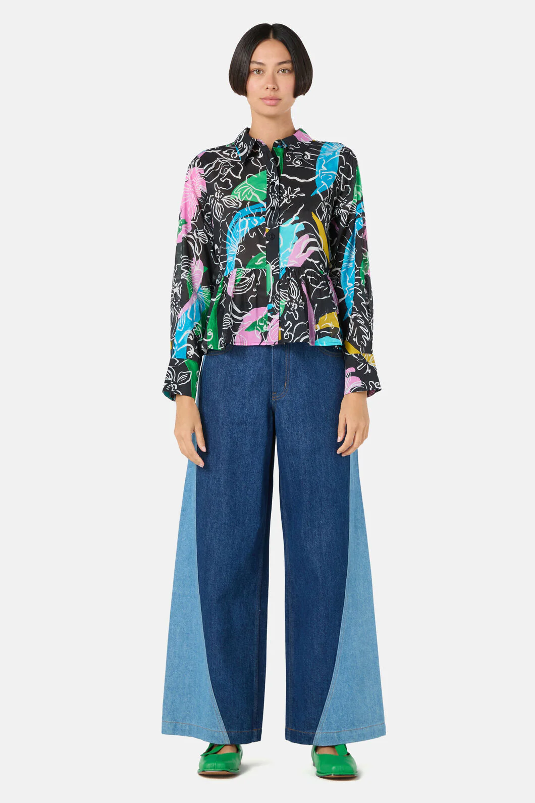 Linework Cotton Shirt - Image 4