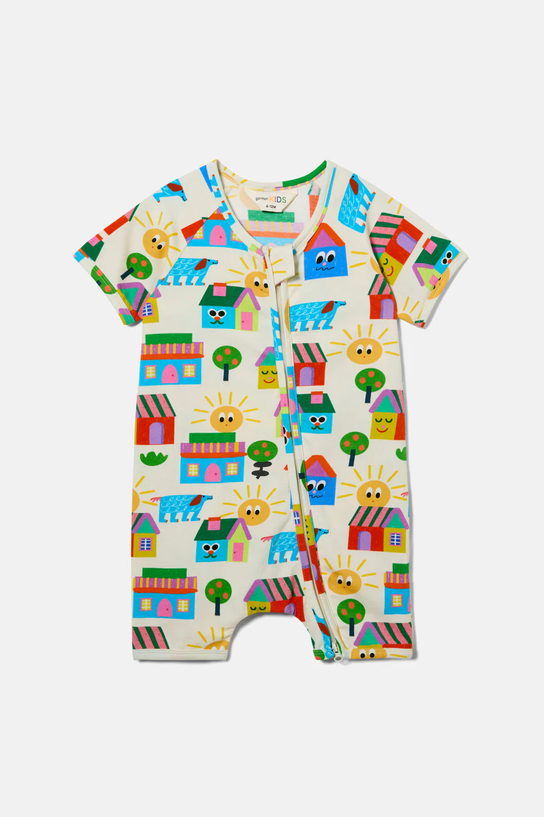 Little Huts Baby Onesie - Image 2