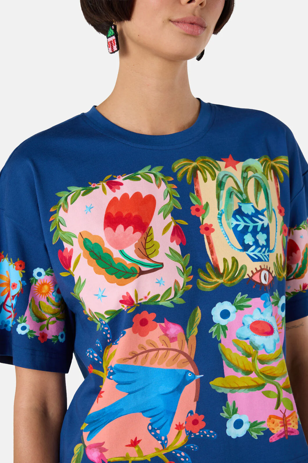 Little Things Print Relaxed Tee - Image 5
