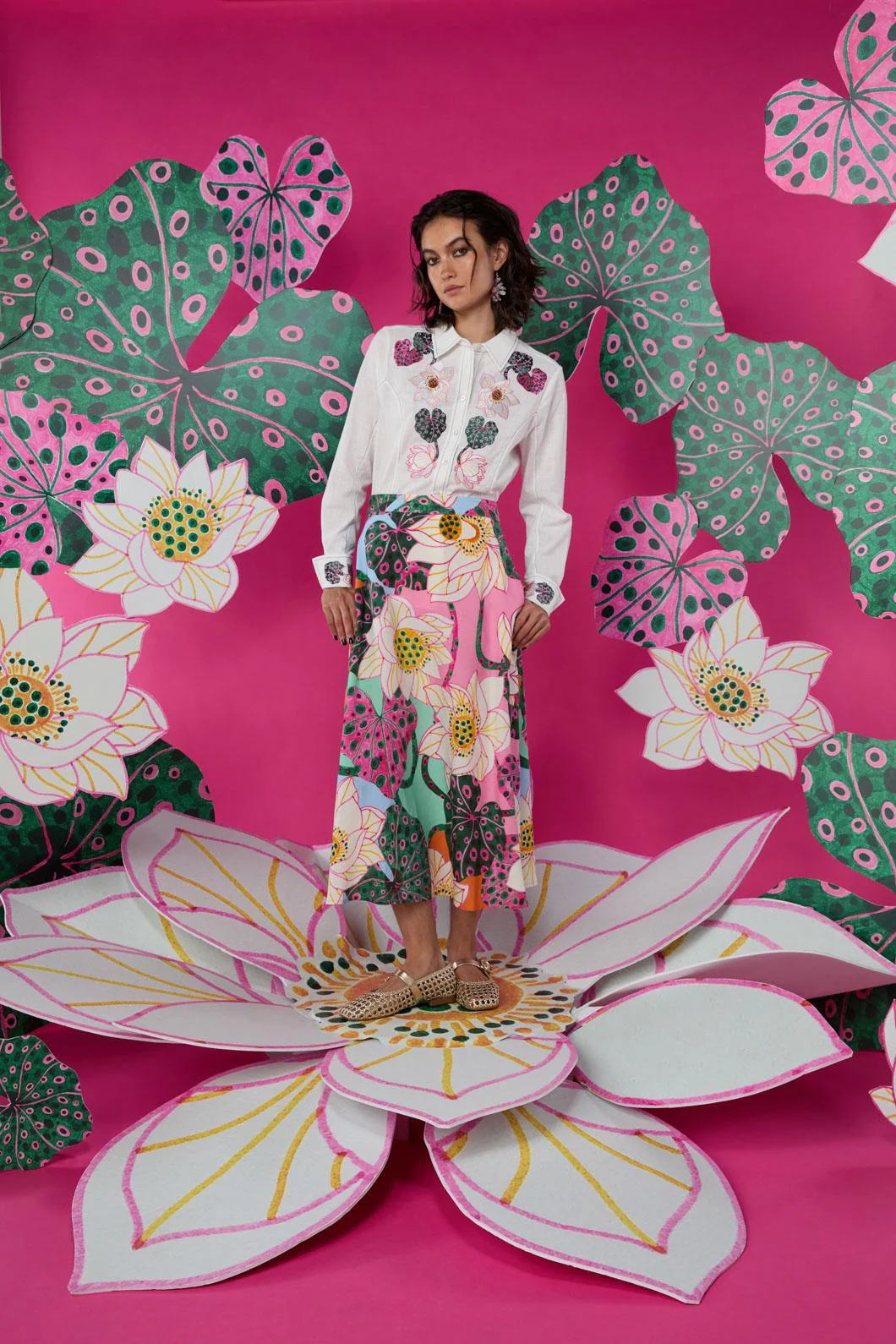 Lotus Leopard Skirt - Image 2