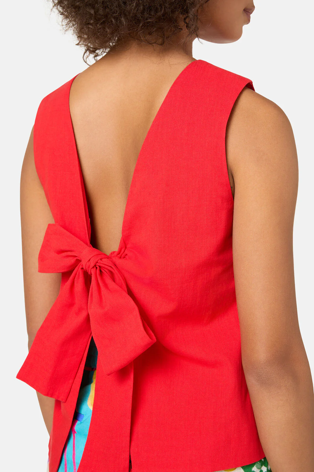 Lucy Cotton Tie Tank - Image 12
