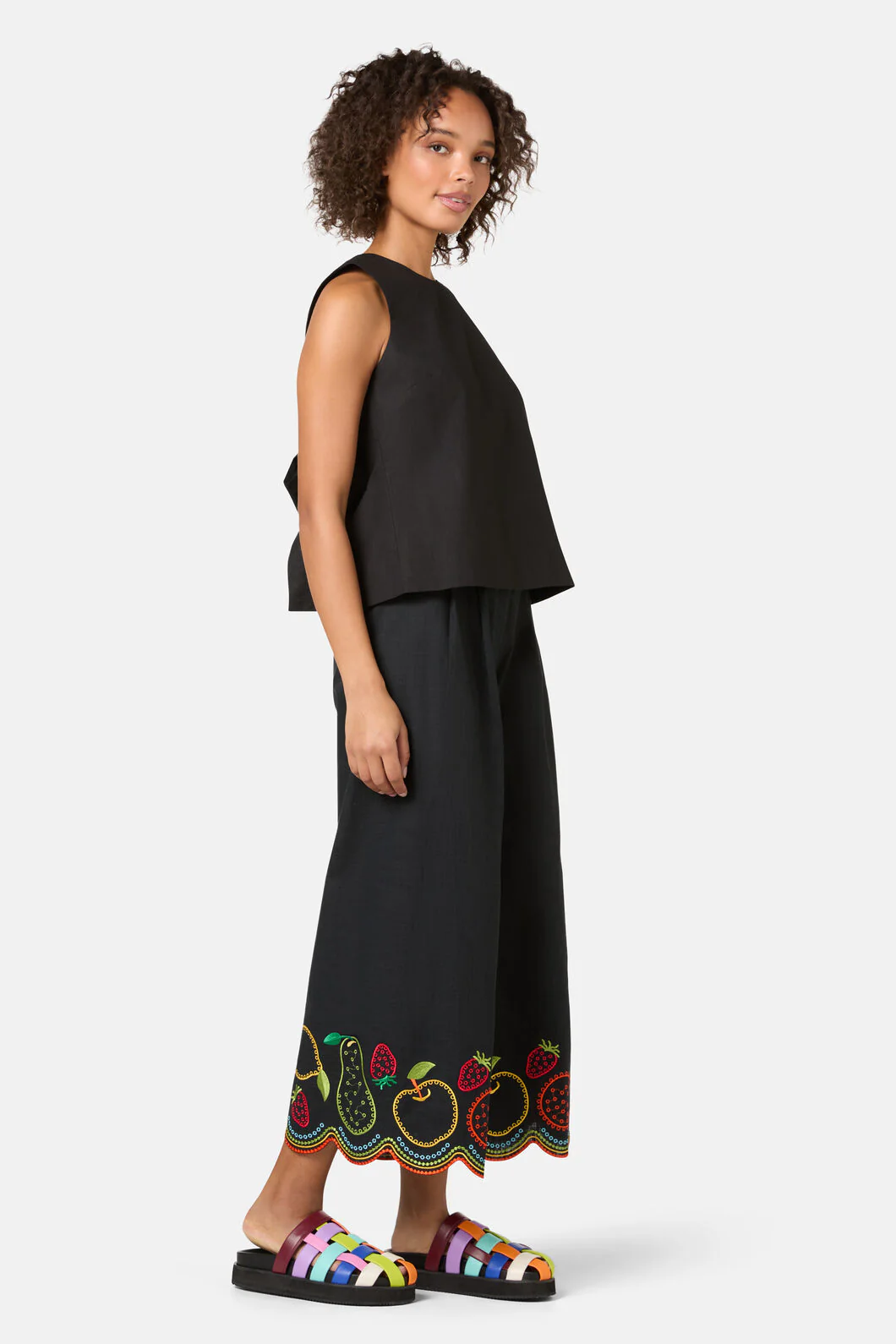 Lucy Cotton Tie Tank - Image 4