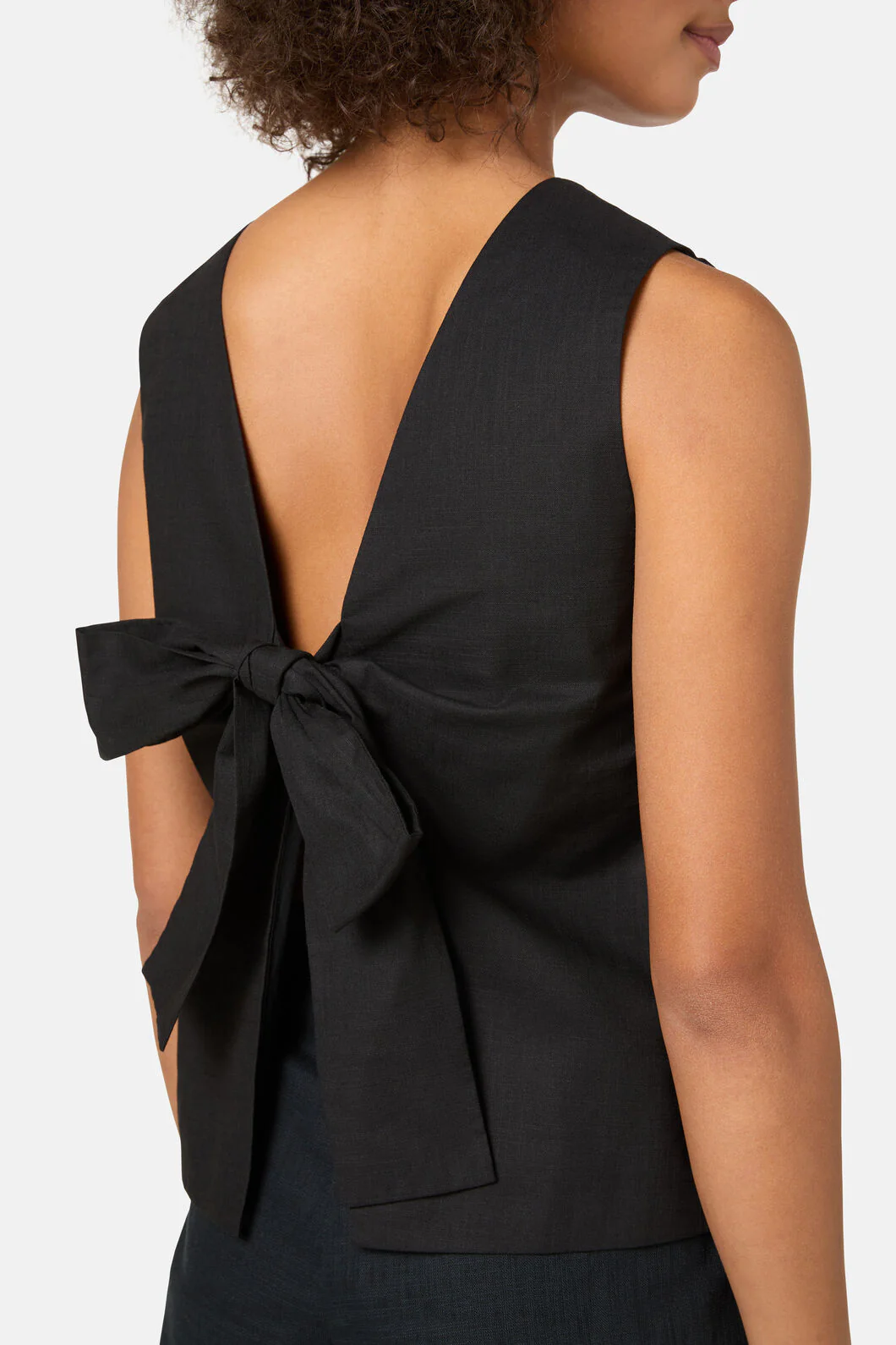 Lucy Cotton Tie Tank - Image 6