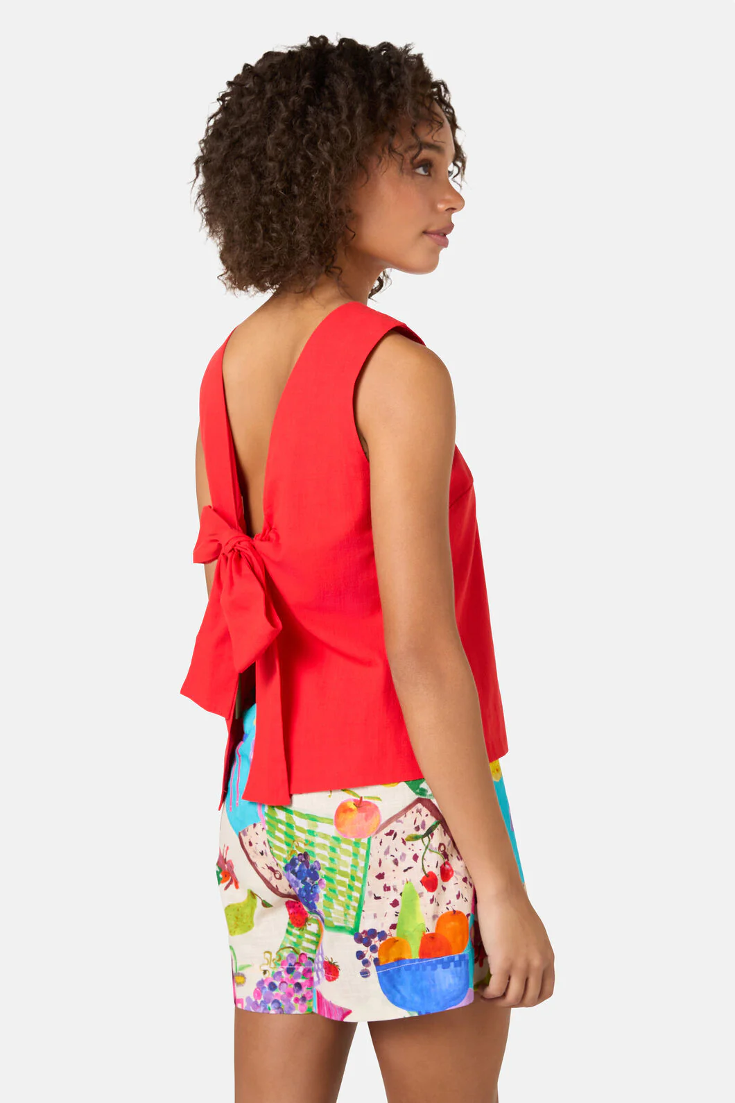 Lucy Cotton Tie Tank - Image 8