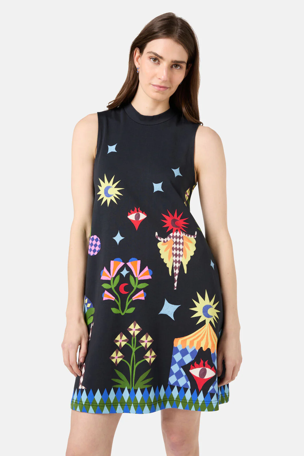 Luna Cirque Jersey Dress - Image 4