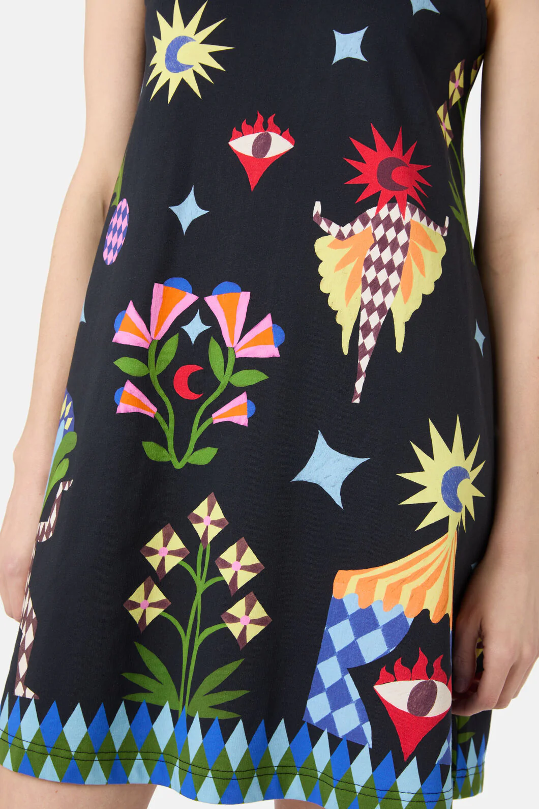 Luna Cirque Jersey Dress - Image 8