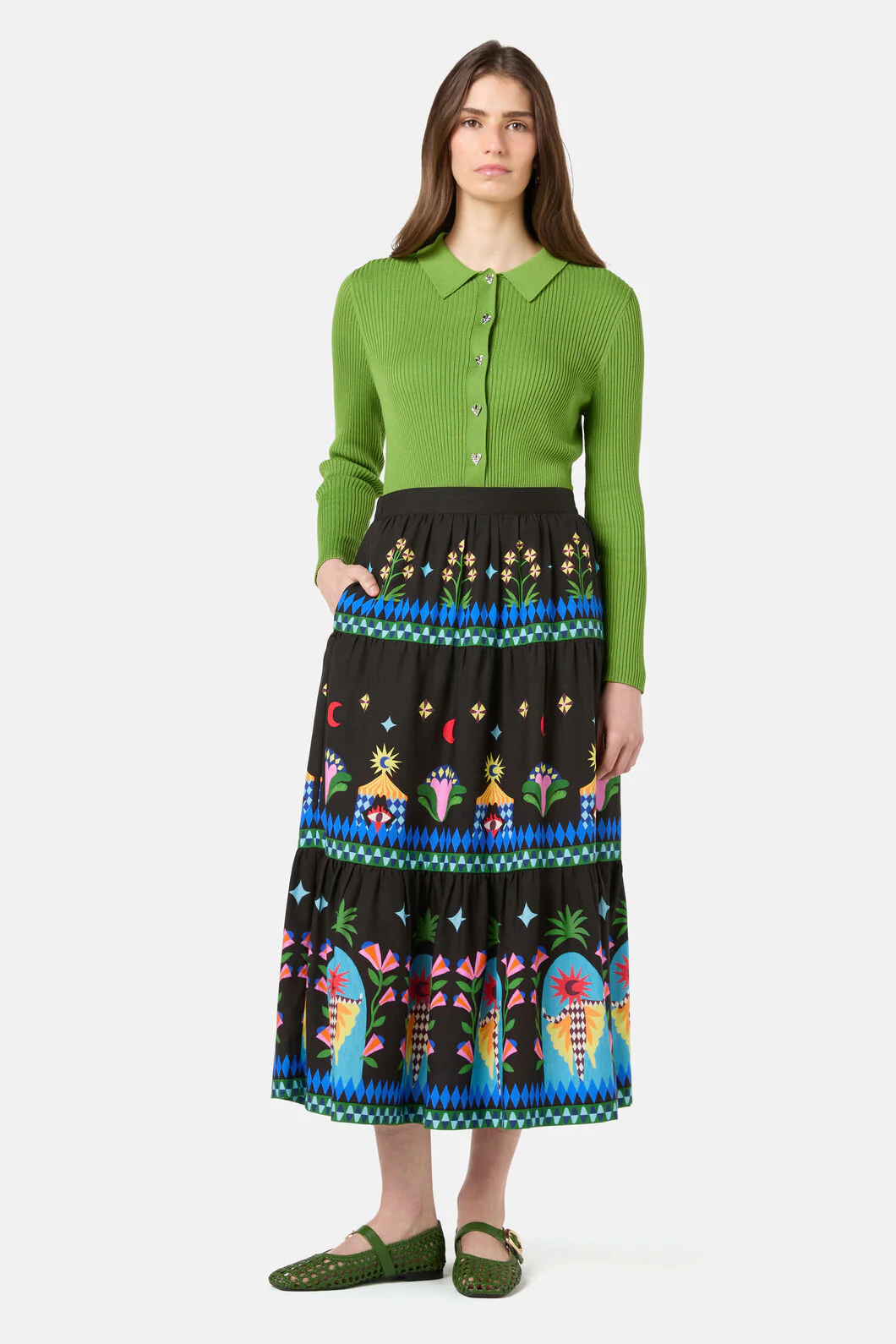 Luna Cirque Midi Skirt - Image 4