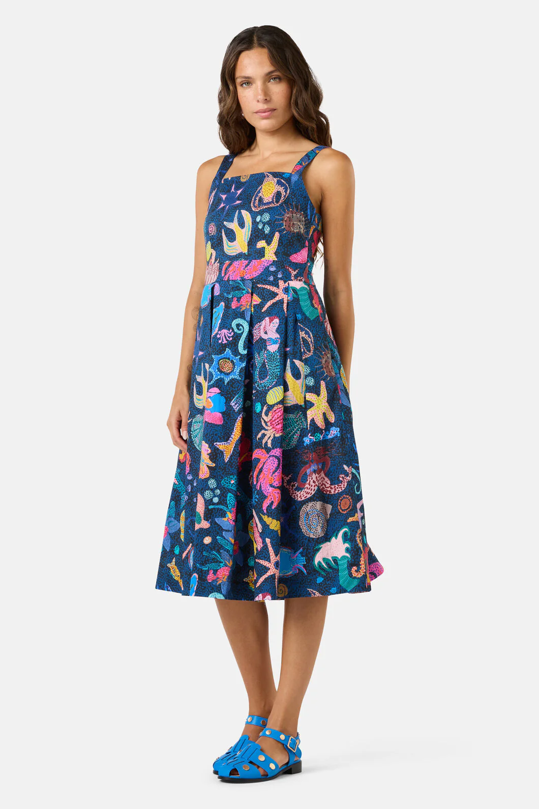 Mermaid Print Apron Dress - Image 2