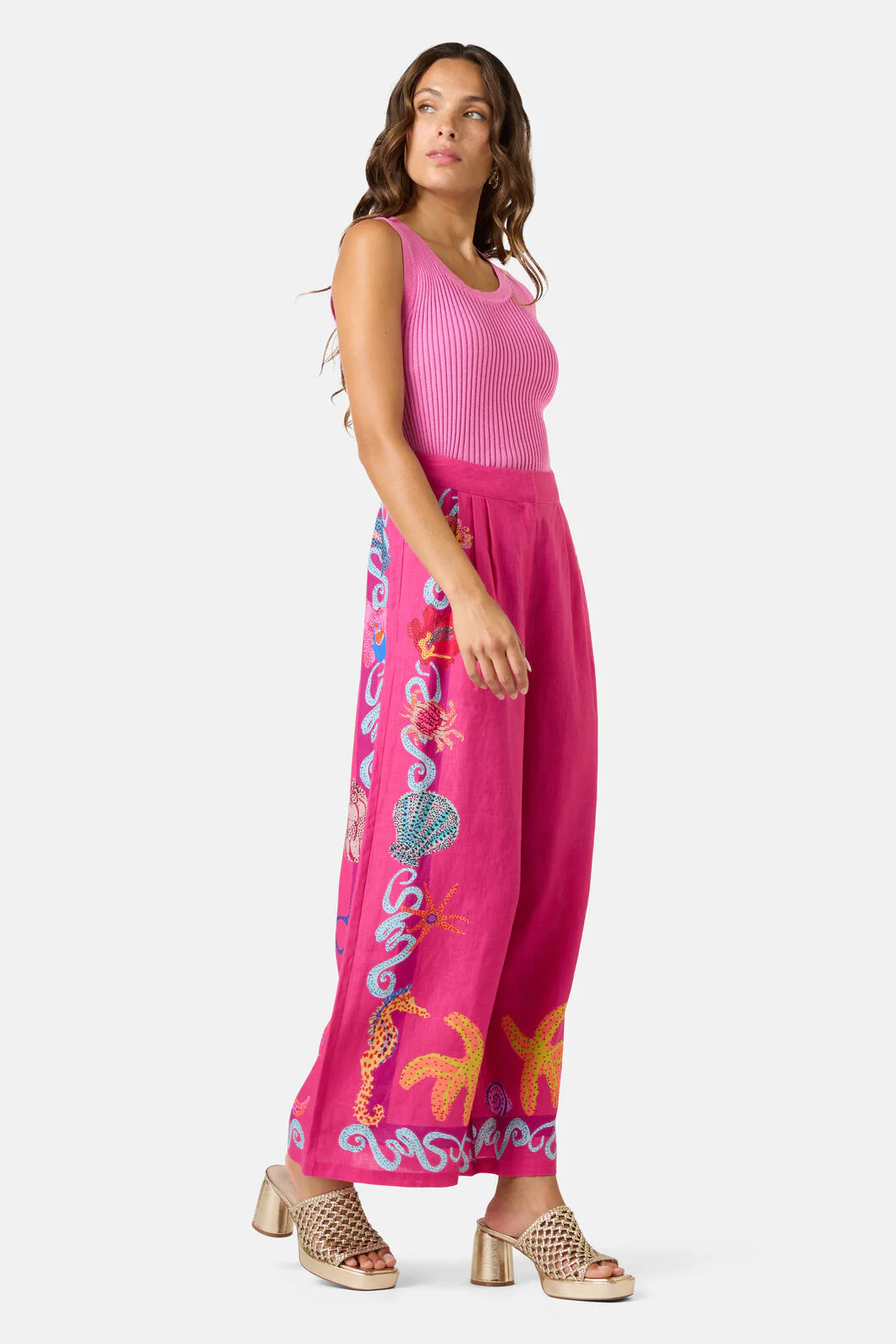 Mermaid Resort Print Pant - Image 4
