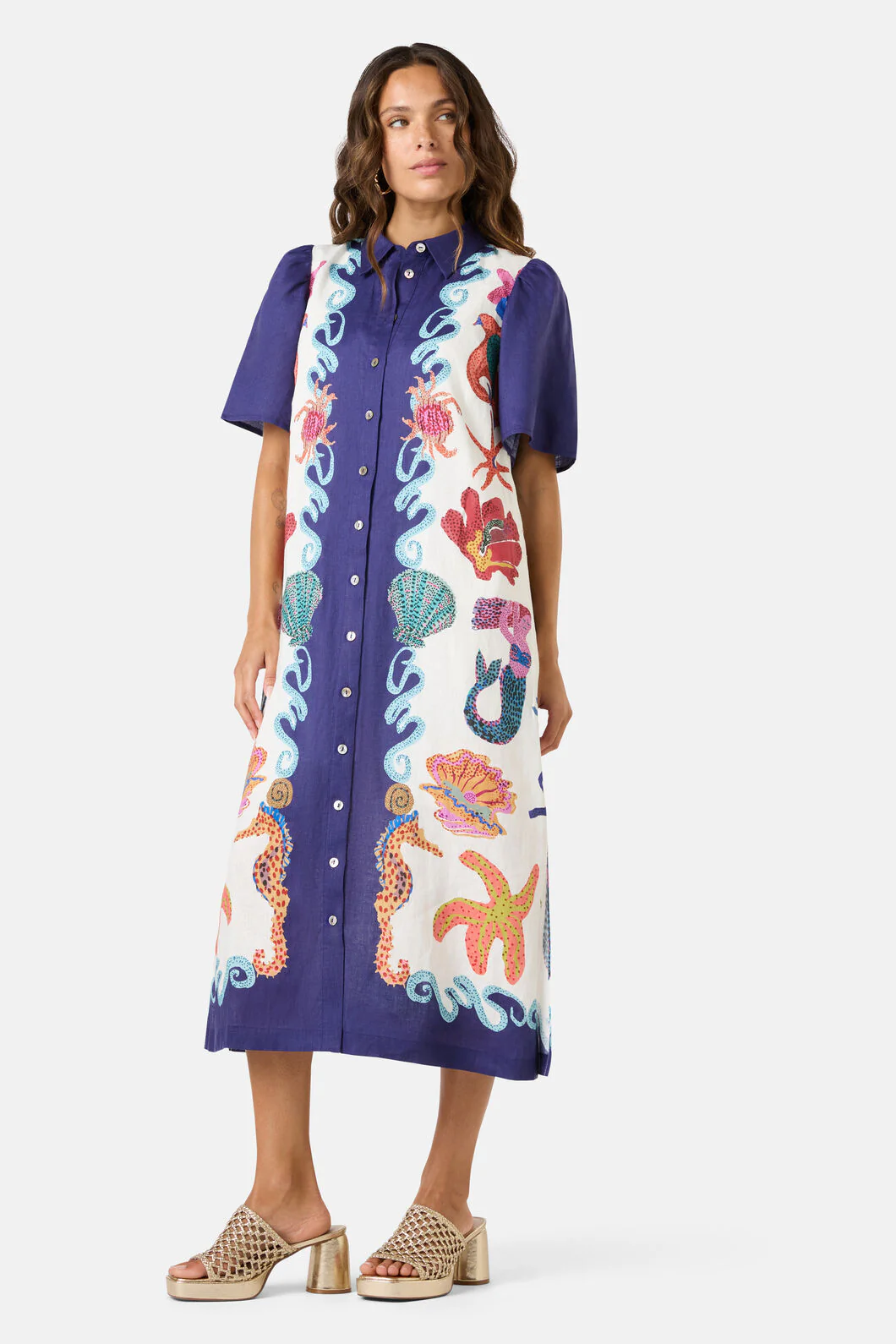 Mermaid Vacation Midi Dress - Image 2