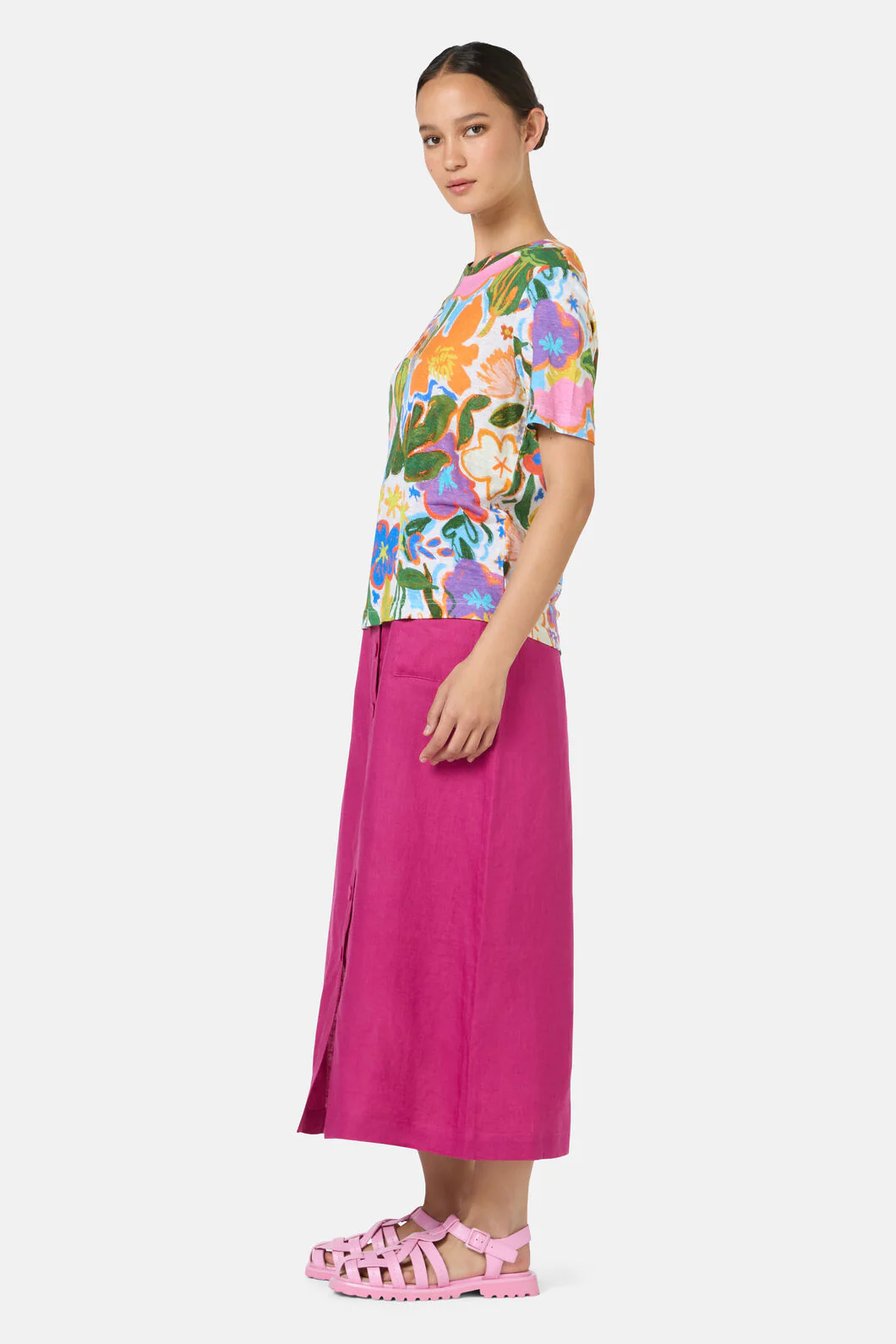 Midnight Garden Hemp Tee - Image 3