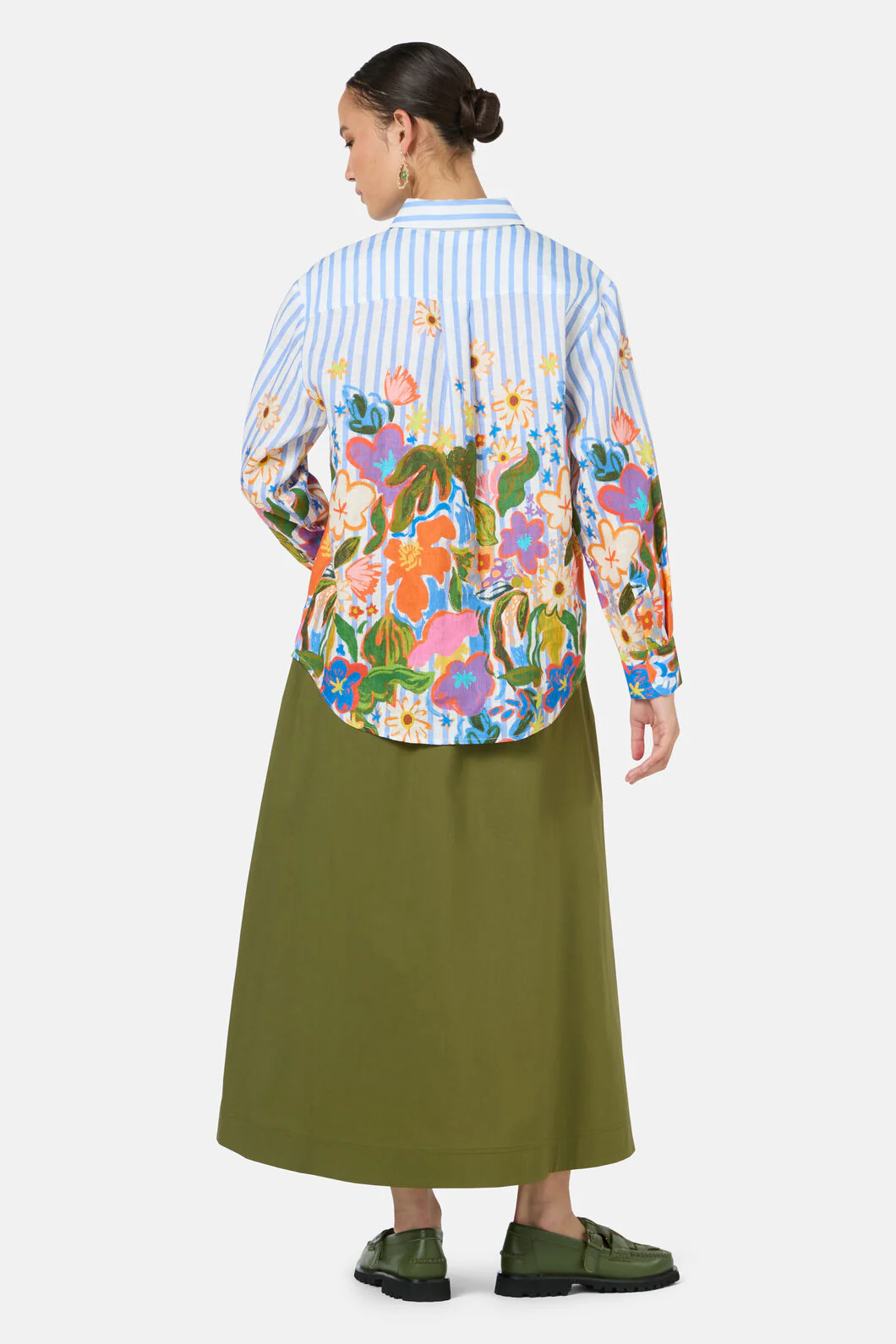 Midnight Garden Stripe Shirt - Image 4