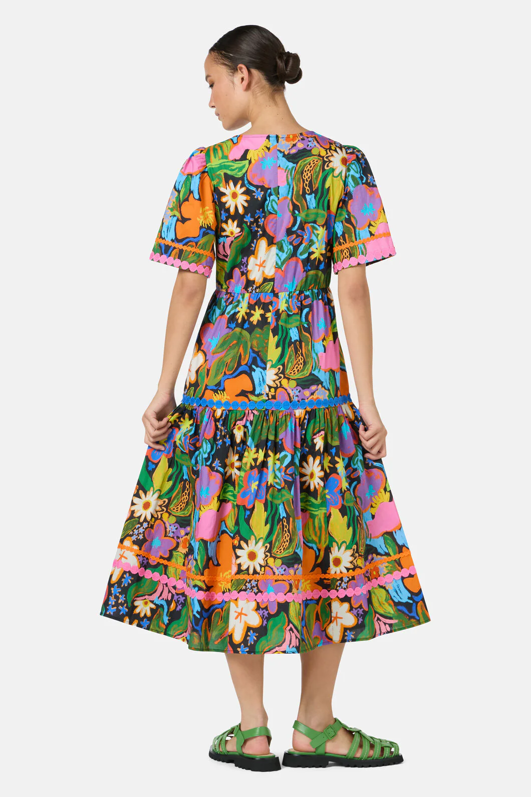 Midnight Garden Tiered Dress - Image 5