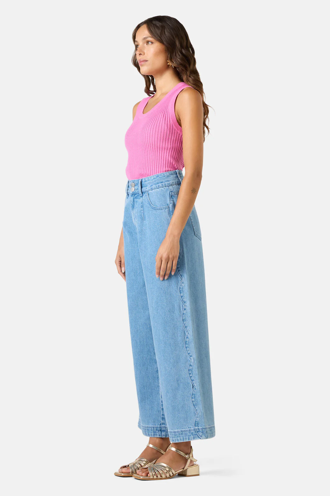 Mimi Denim Culotte - Image 2