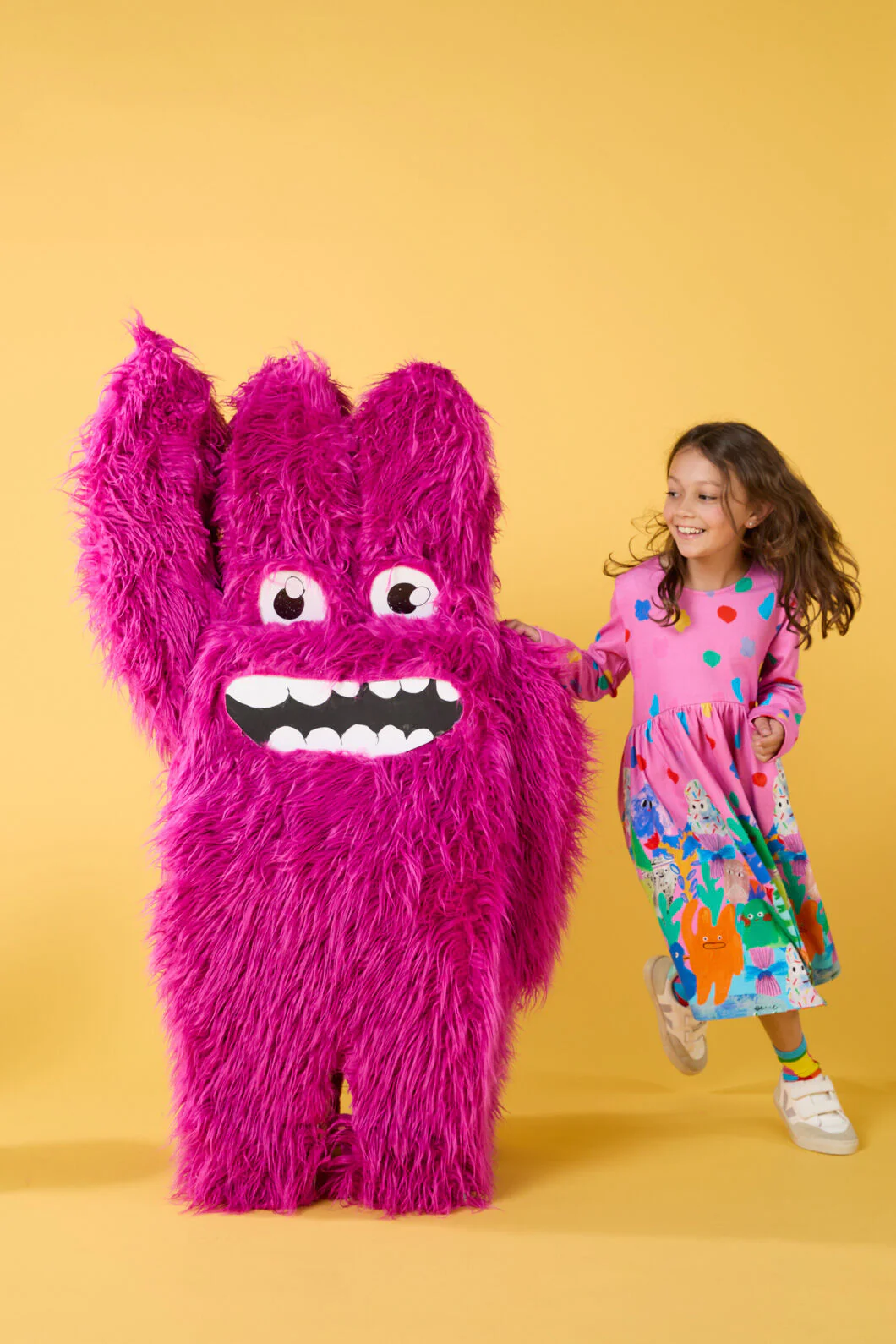 Monsters Kids Border Dress - Image 2