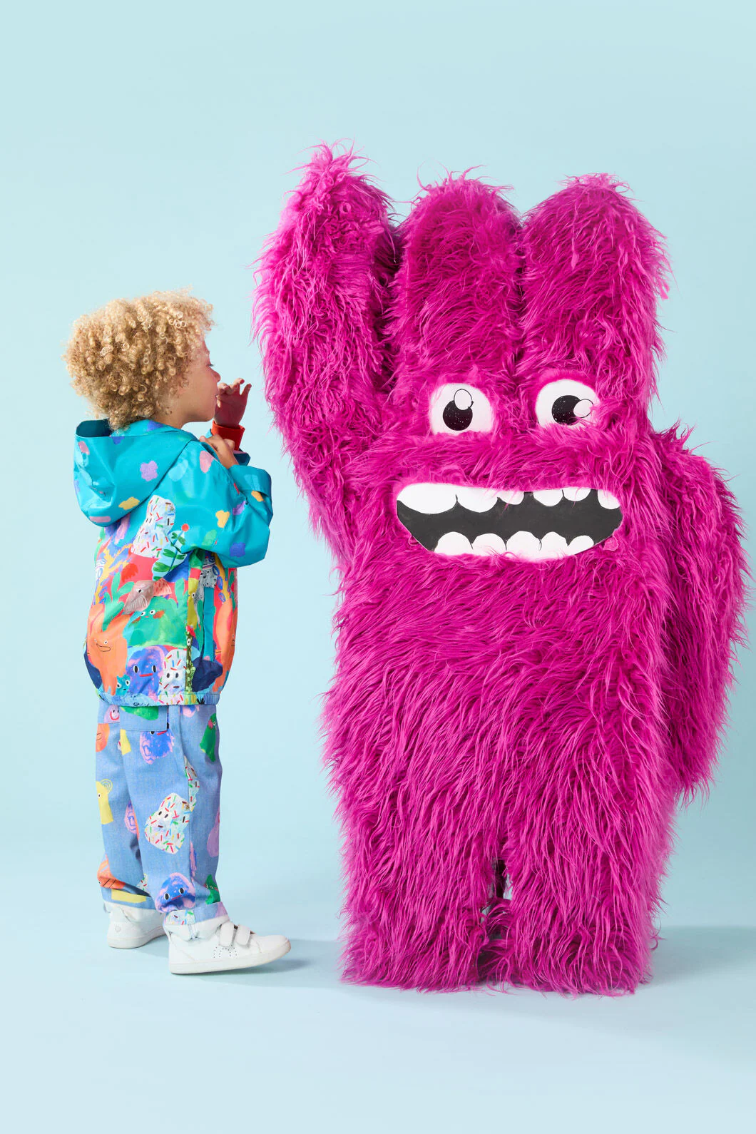 Monsters Kids Border Raincoat - Image 3