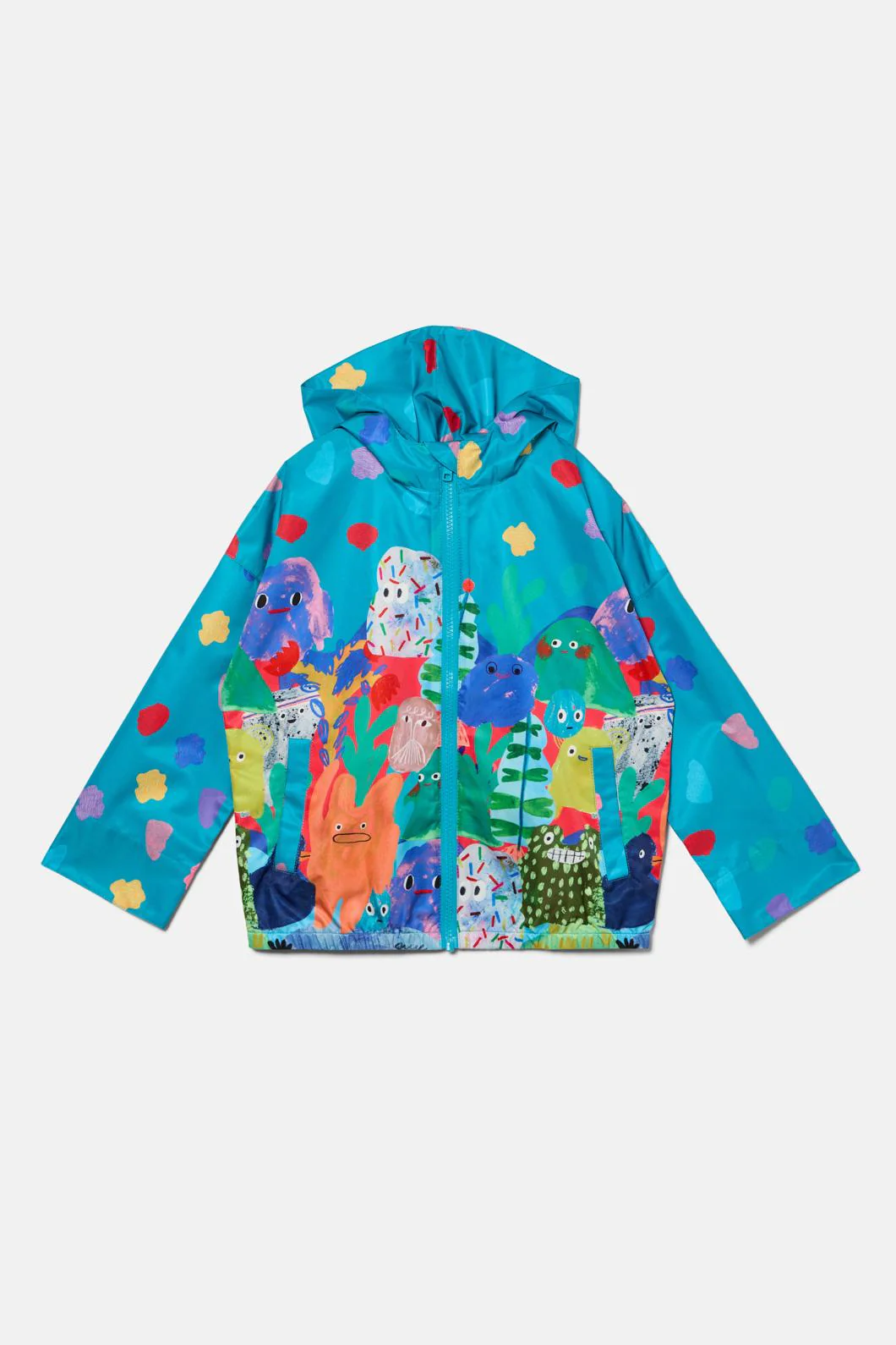 Monsters Kids Border Raincoat - Image 6