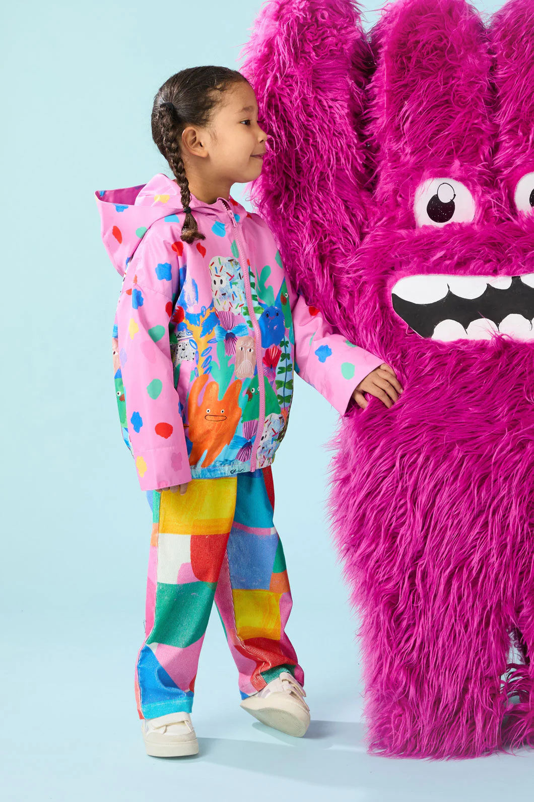 Monsters Kids Border Raincoat - Image 8