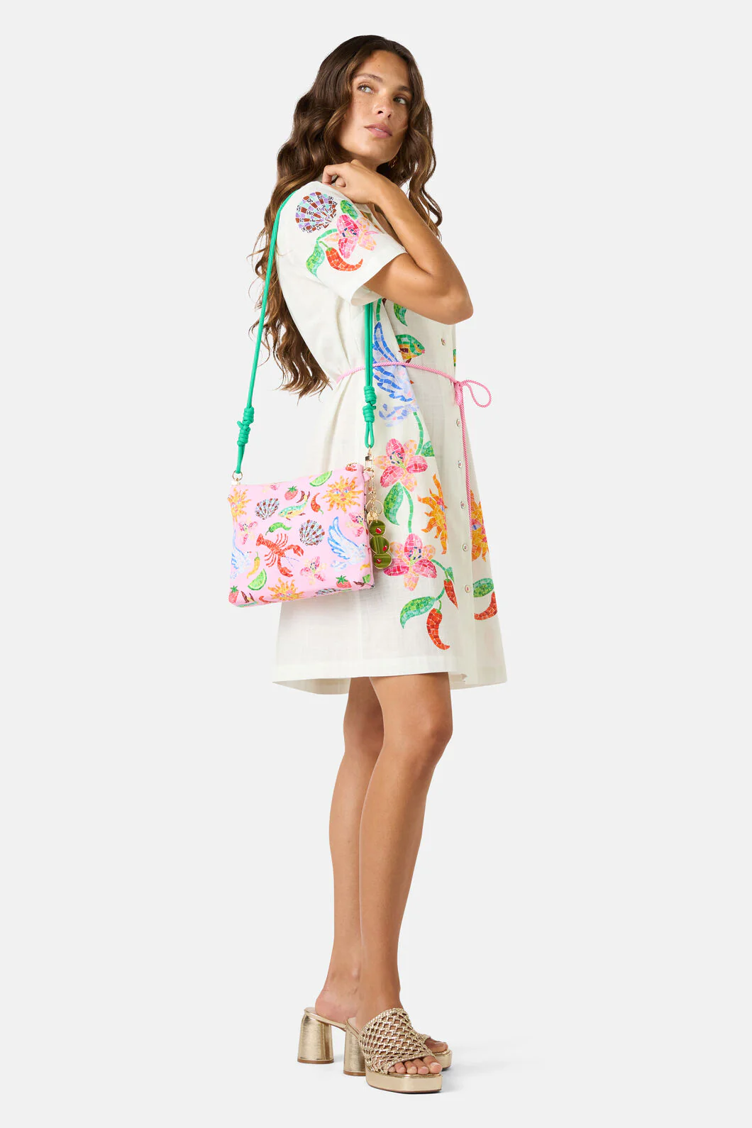 Mosaic Mile Cotton Shirt Dress - Image 8