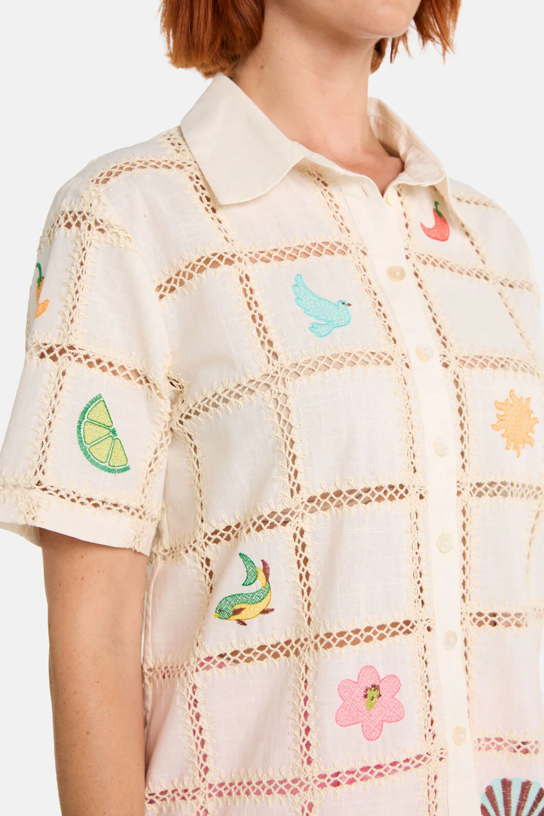 Mosaic Mile Embroidered Shirt - Image 5