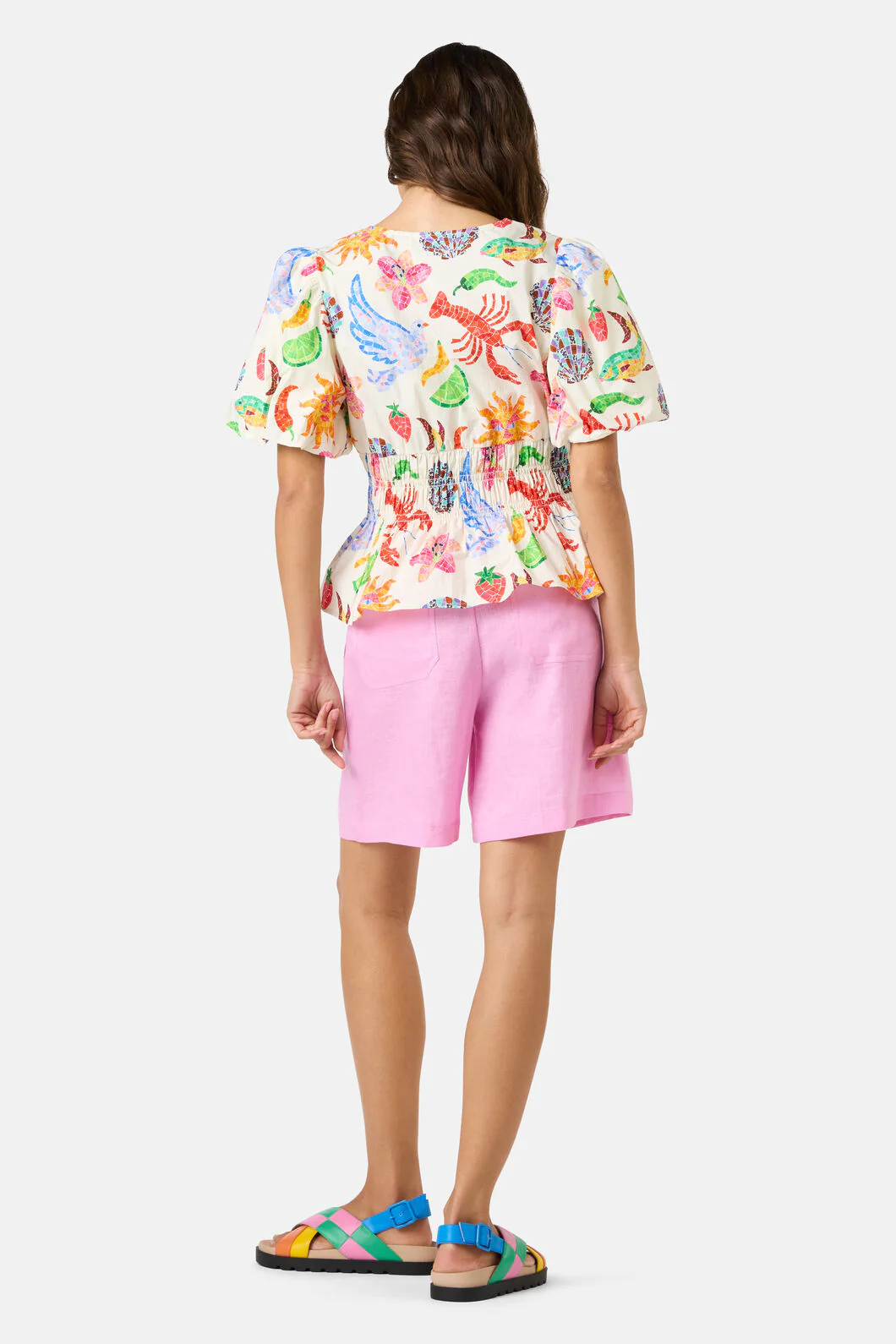 Mosaic Mile Poplin Top - Image 6