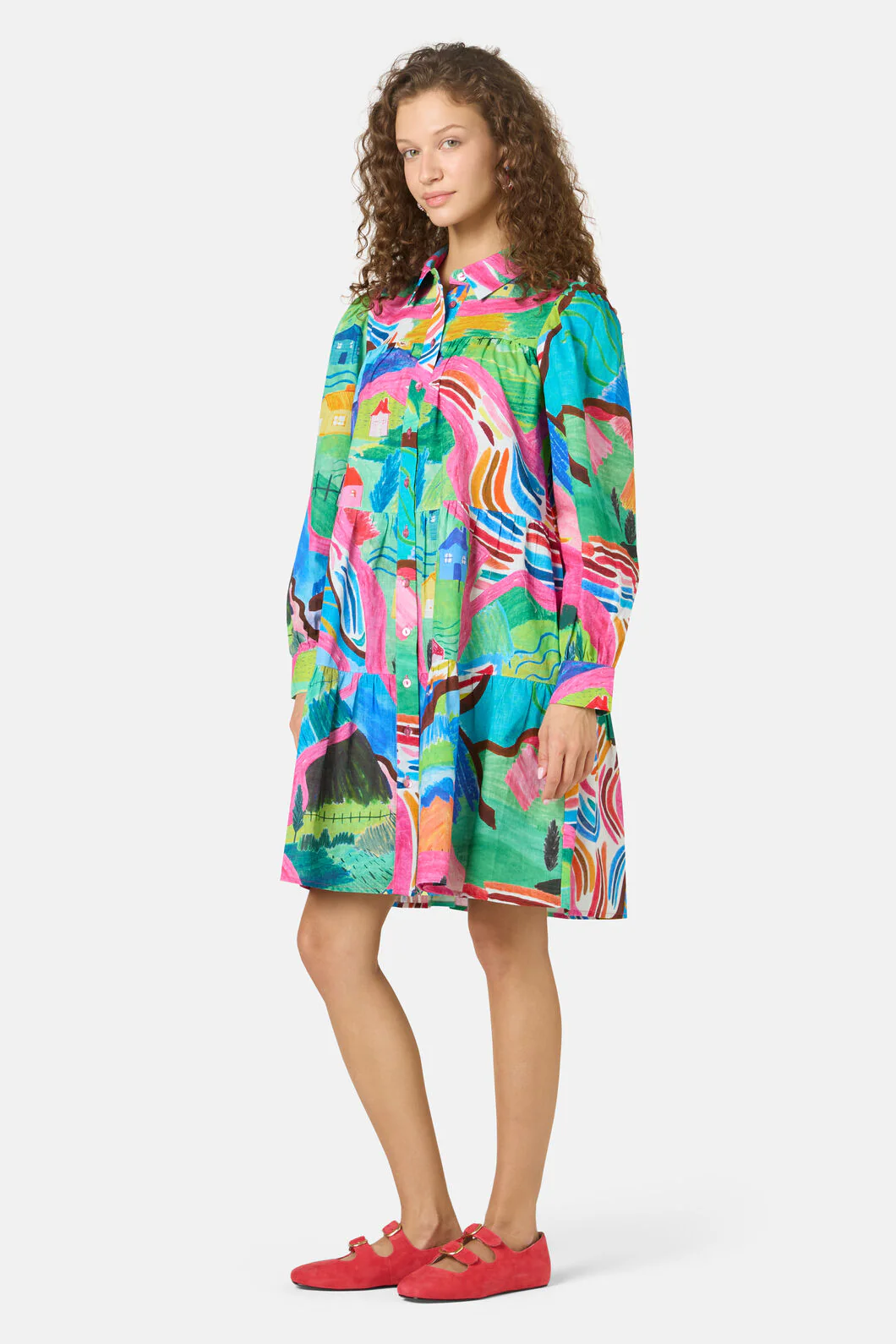 Mountain Magic Shirt Dress - Image 5