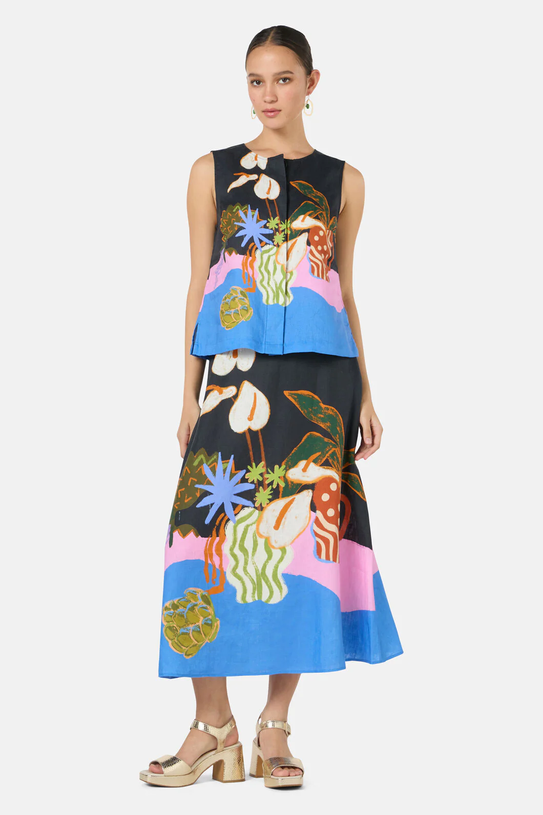 Natural Form Midi Skirt - Image 4