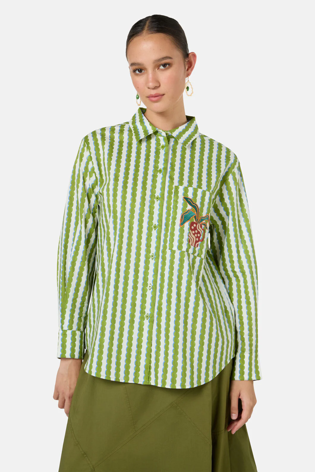 Natural Form Stripe Shirt - Image 3