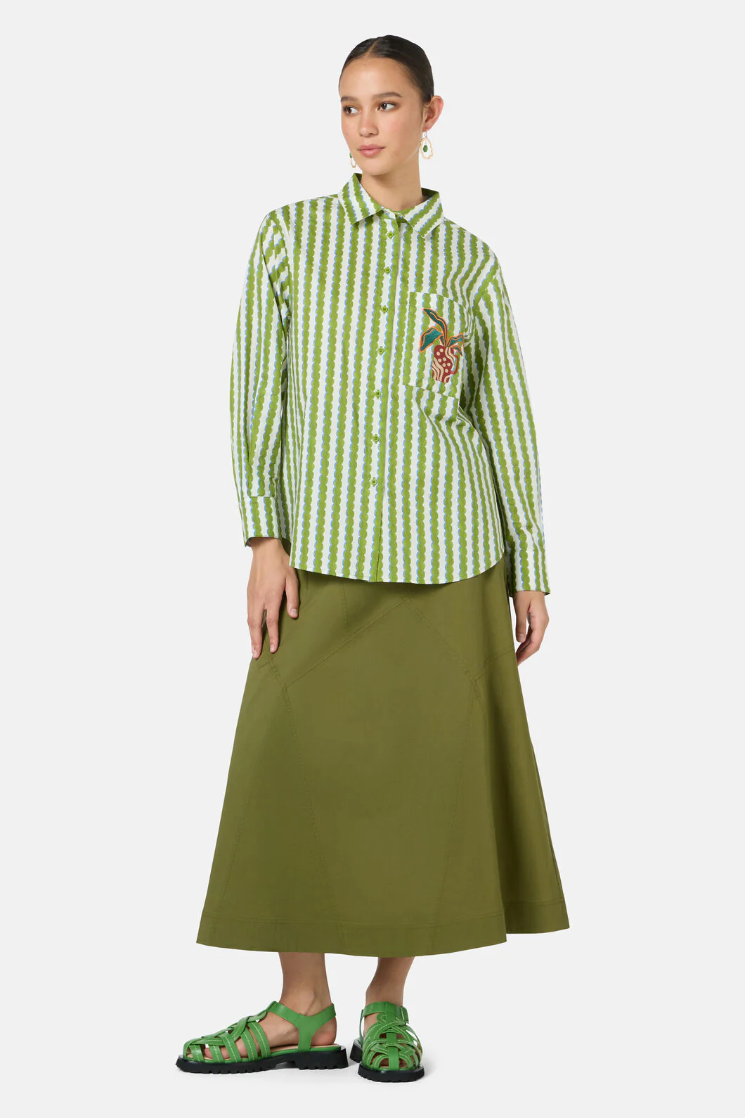 Natural Form Stripe Shirt - Image 4