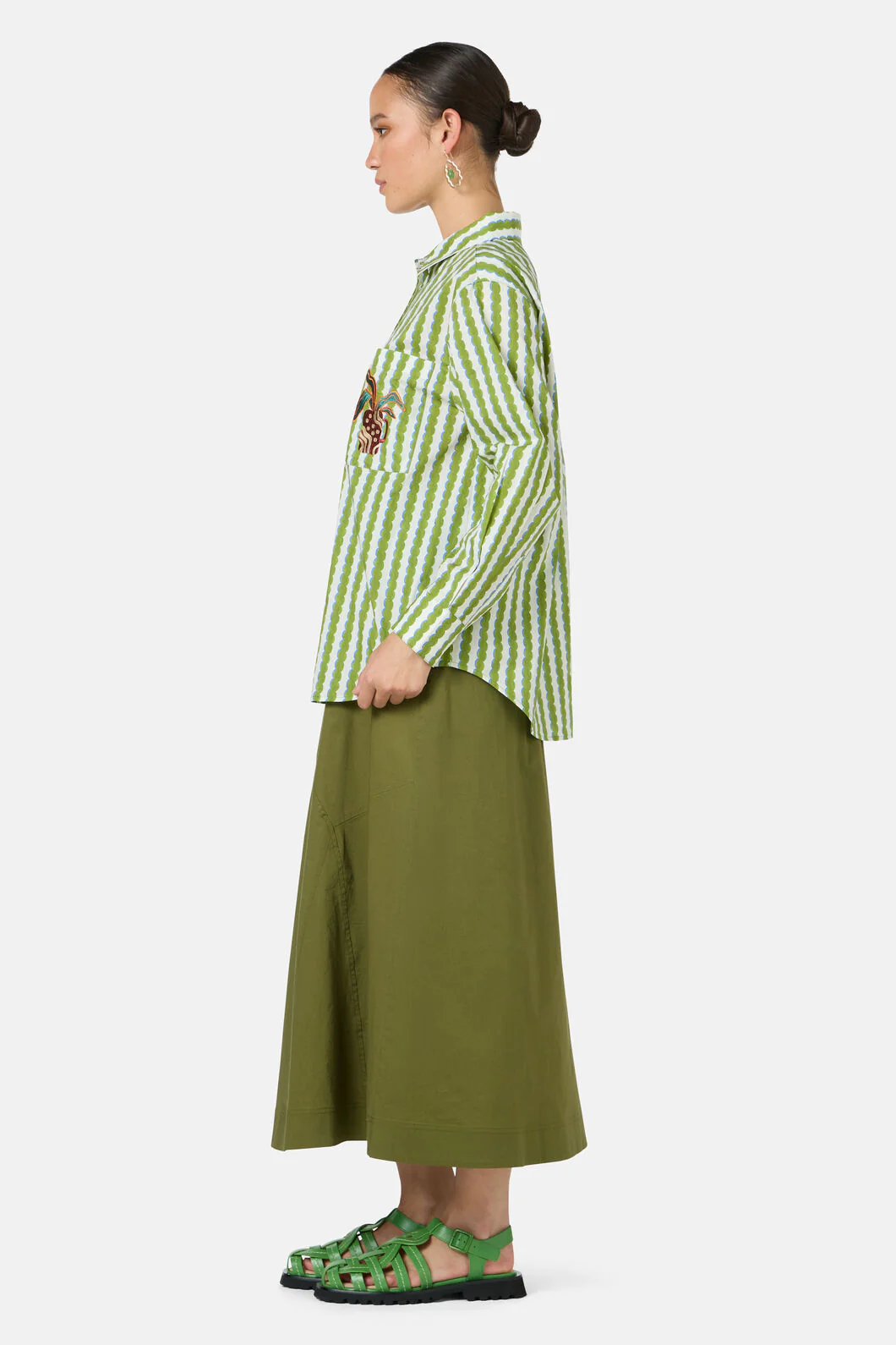 Natural Form Stripe Shirt - Image 5