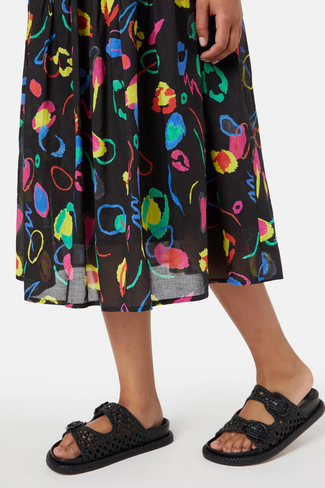 Neon Scribble Party Skirt - Image 4