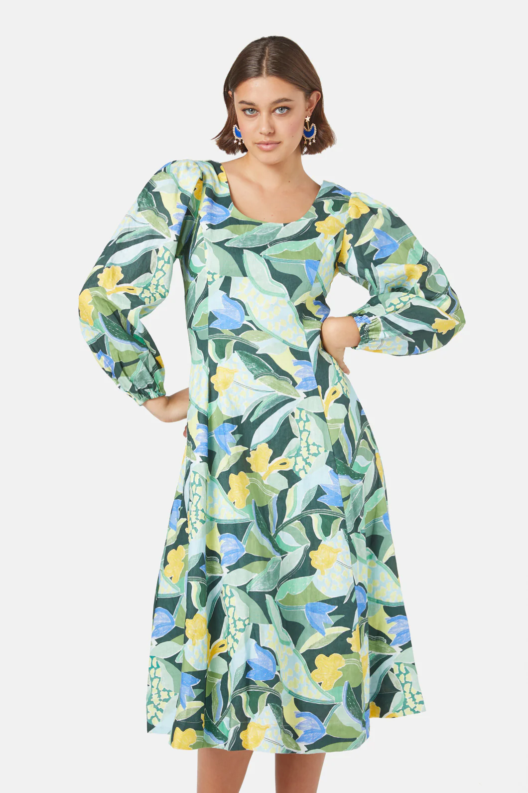 Of The Valley Linen Dress - Image 3