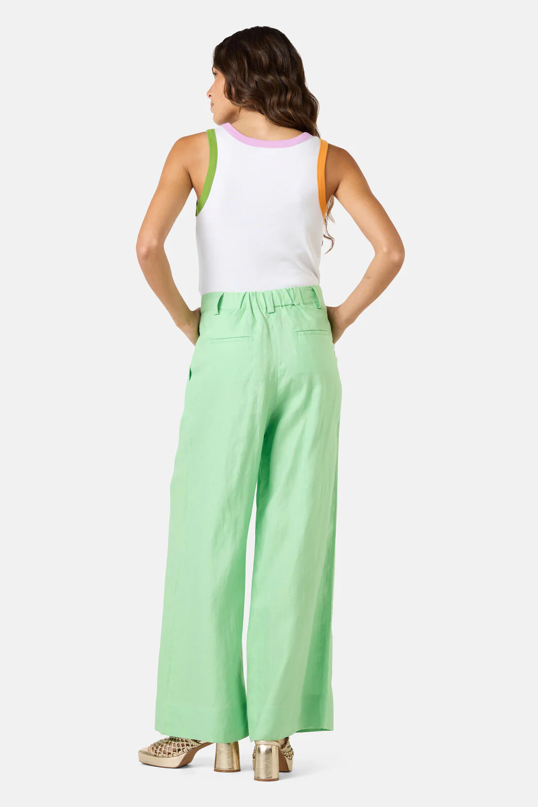 Olivia Tailored Linen Pant - Image 5