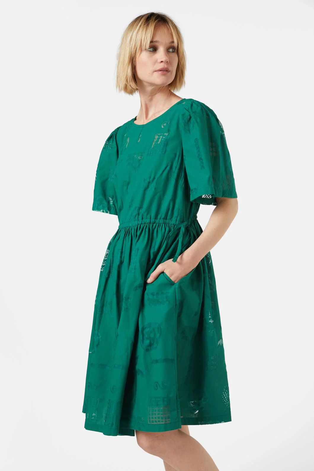 Palmetto Burnout Dress - Image 3