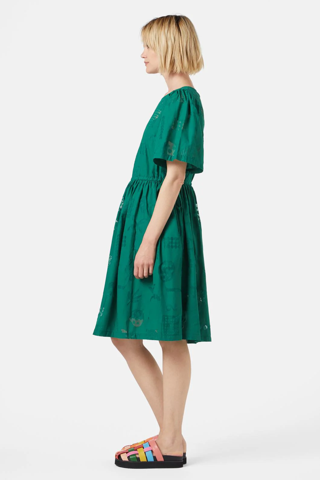 Palmetto Burnout Dress - Image 4
