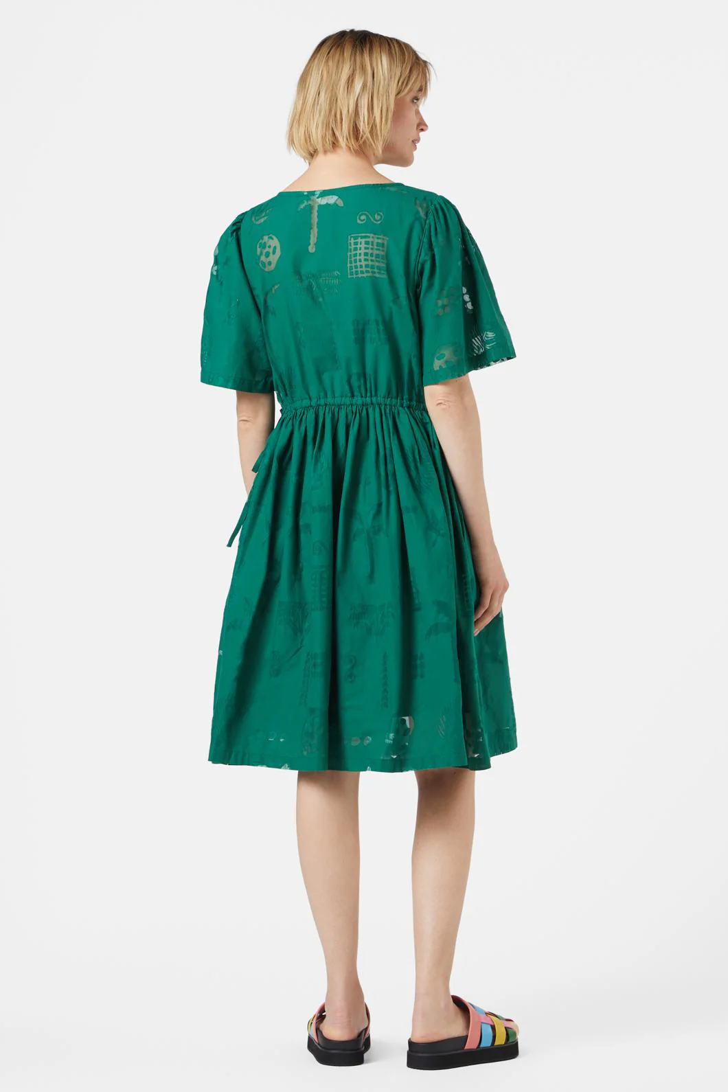 Palmetto Burnout Dress - Image 5