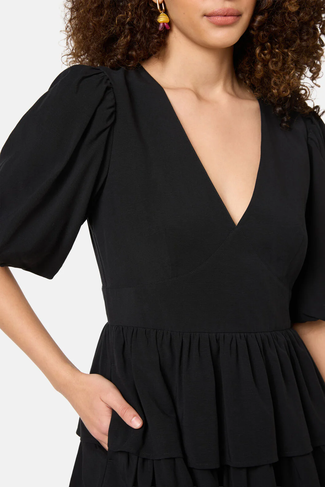 Party People Ruffle Dress - Image 6