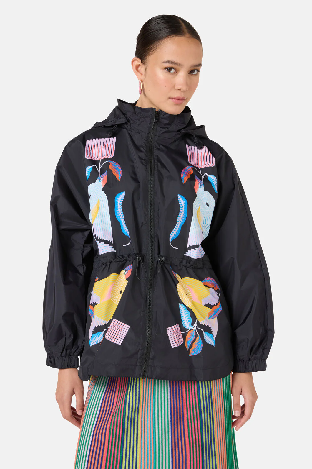 Past Lover Print Anorak - Image 3