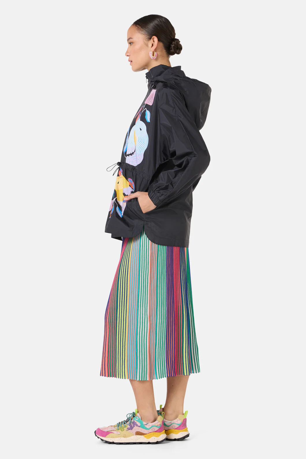 Past Lover Print Anorak - Image 5