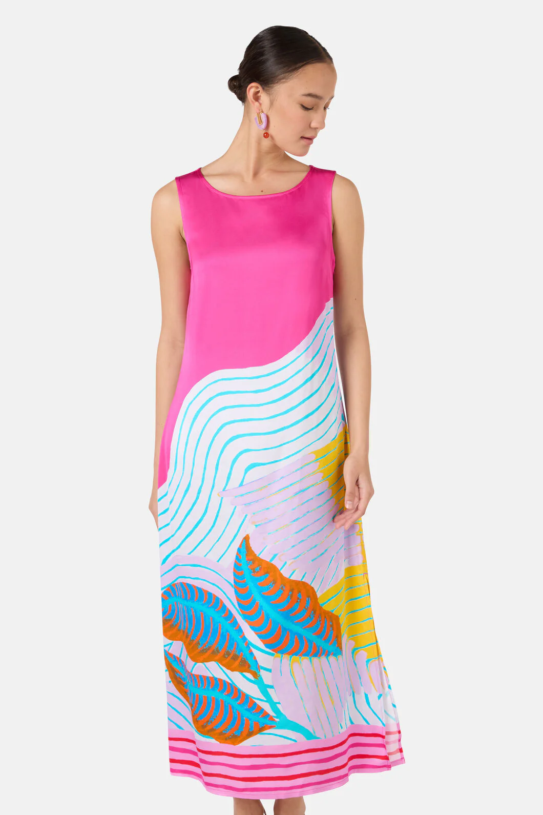 Past Lover Print Slip Dress - Image 4
