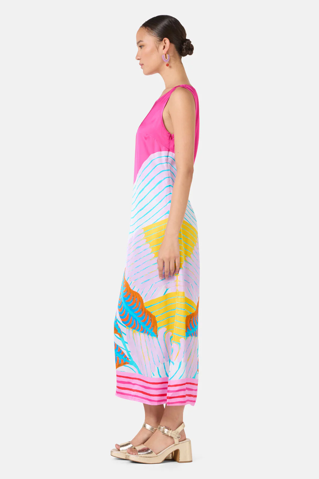 Past Lover Print Slip Dress - Image 5
