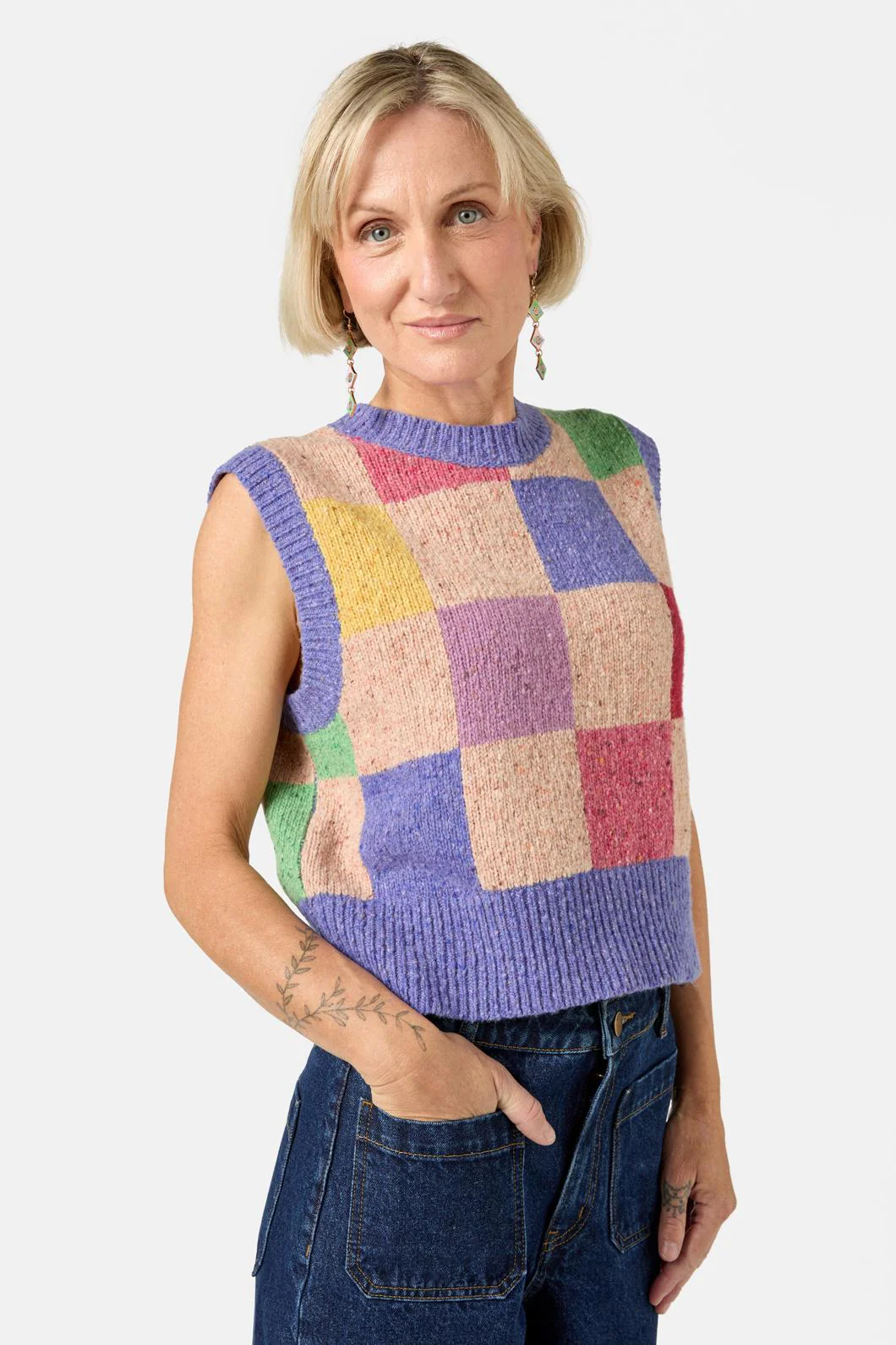 Patchwork Vest - Image 6